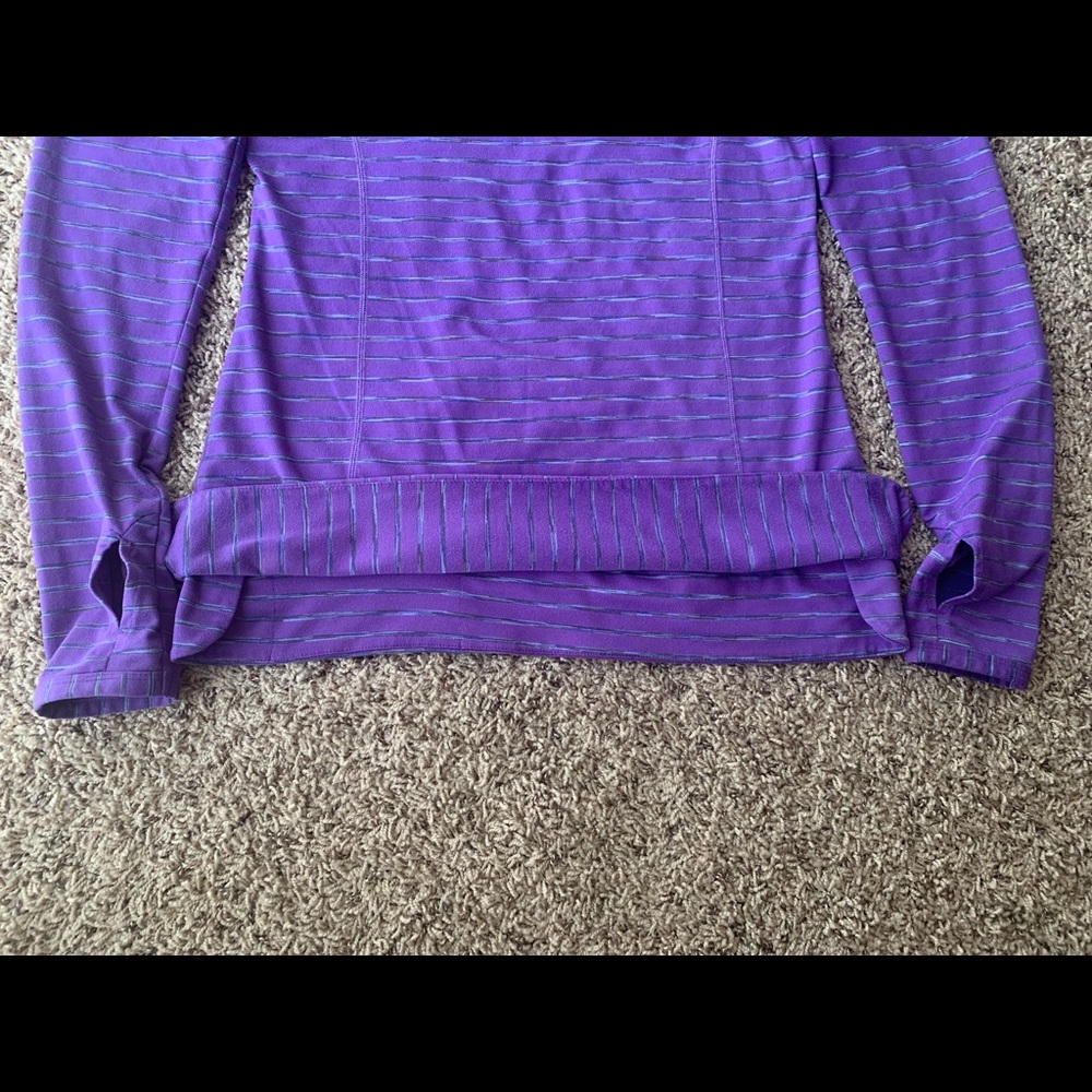 Athleta Long Sleeve Shirt Purple S - Picture 4 of 6